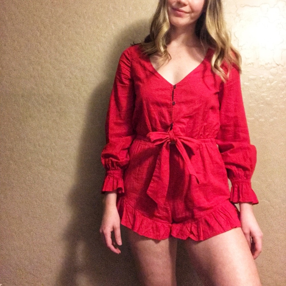 Billabong long sleeve romper